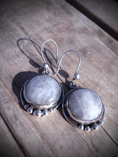 Moonstone Moonscape Earrings