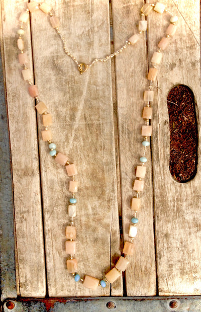 Silk and Honey Moonrise Necklace