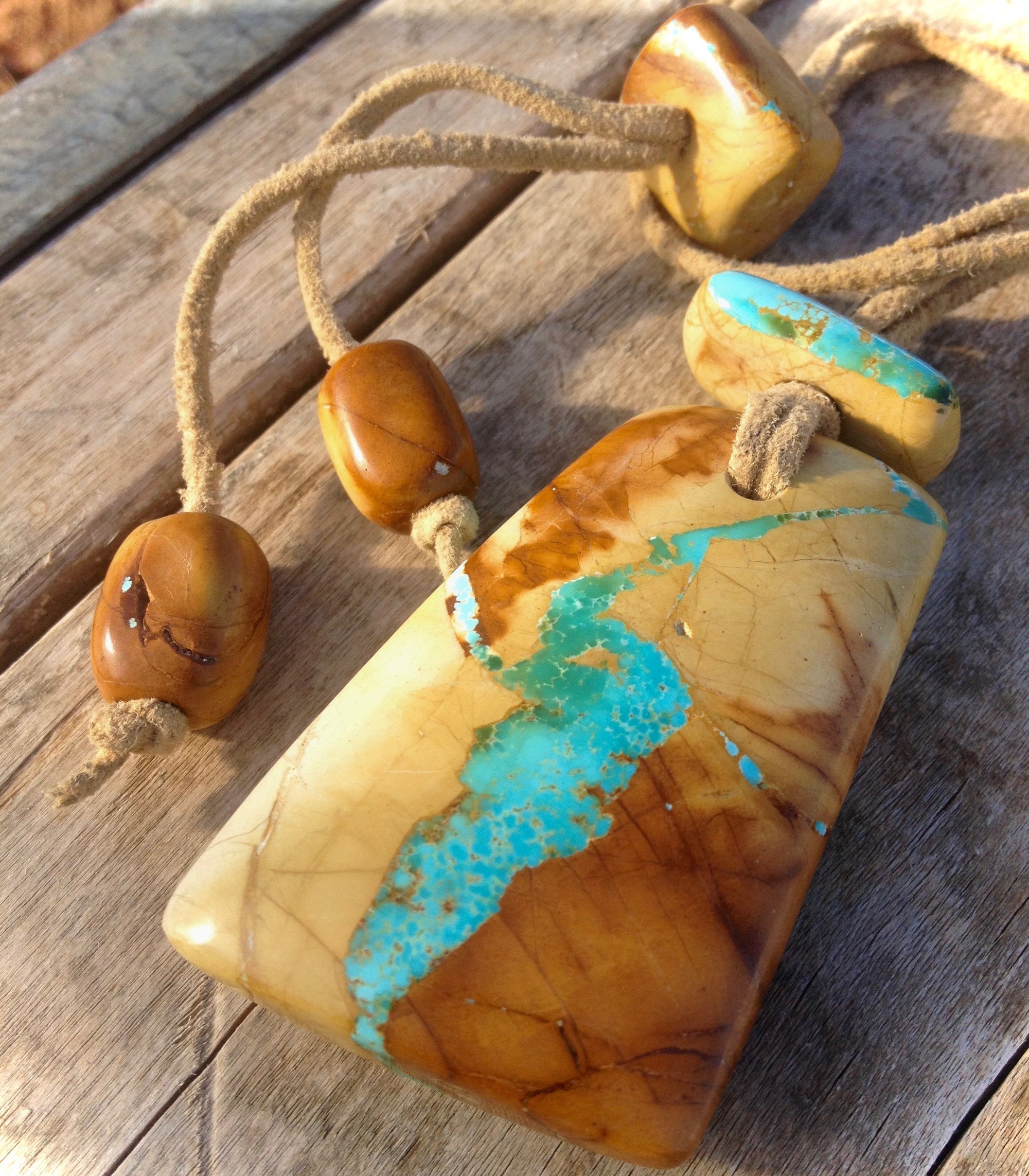 Boulder deals turquoise pendant