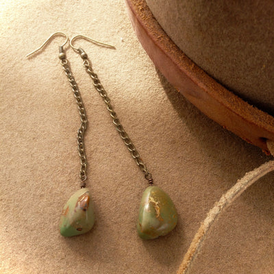Turquoise Pueblo Earrings