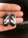 White Buffalo Butterfly Earrings