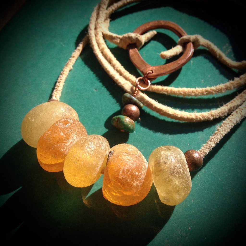 Amber Africa Necklace